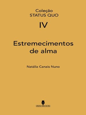 cover image of ESTREMECIMENTOS DE ALMA